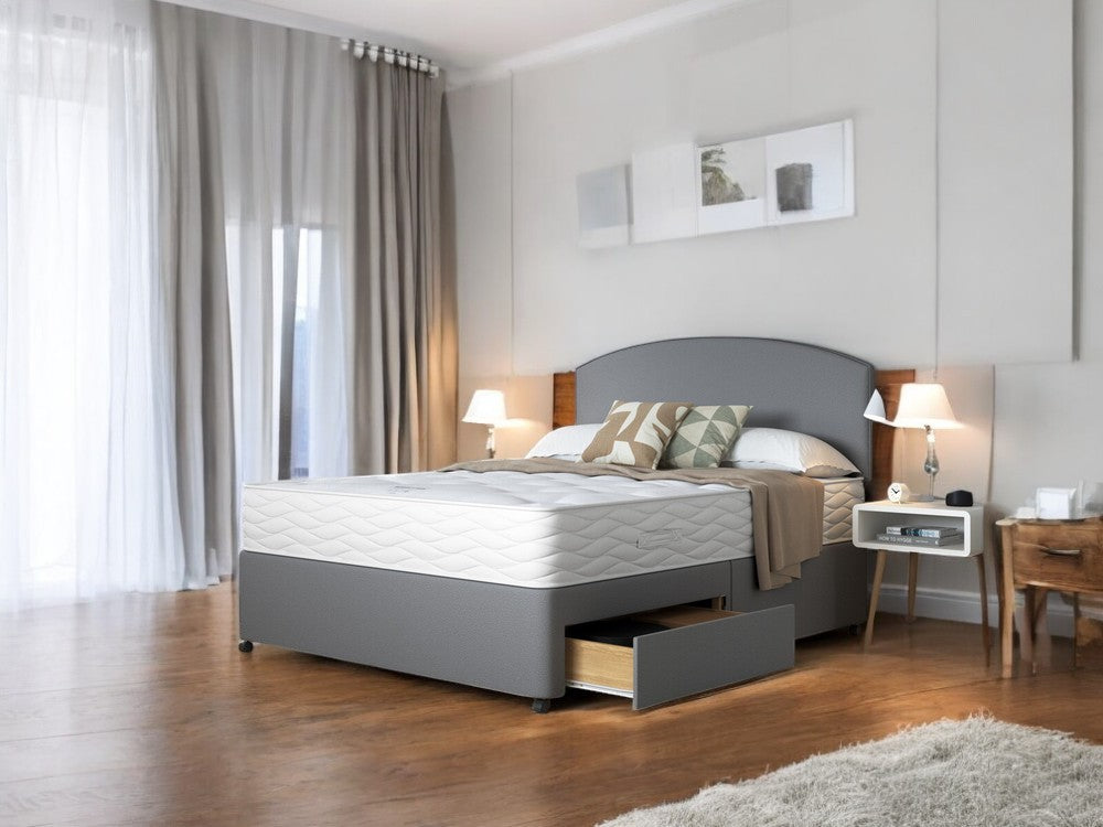 Chicago Luxe Divan Bed with Storage Drawers - Macbabeds