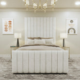Majestic Rise Bed – Tall Upholstered Frame with Ottoman Option | MacbaBeds - Macbabeds