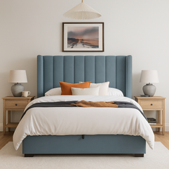 Signature Upholstered Ottoman Bed with Deep Underbed Storage