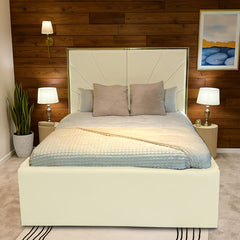 High Headboard Upholstered Bed