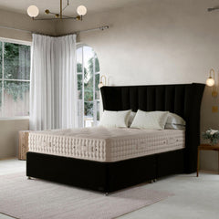 Majesty Luxe Wingback Divan Bed with Storage - Macbabeds