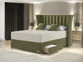 Majesty Luxe Wingback Divan Bed with Storage - Macbabeds