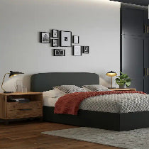 Monroe Ottoman Bed – Curved Headboard & Hidden Storage (All UK Sizes) - Macbabeds