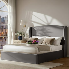 Heartside Wing Upholstered Bed - Macbabeds