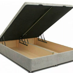 Ottoman Divan Bed Base – Upholstered Gas Lift Storage (All UK Sizes) - Macbabeds