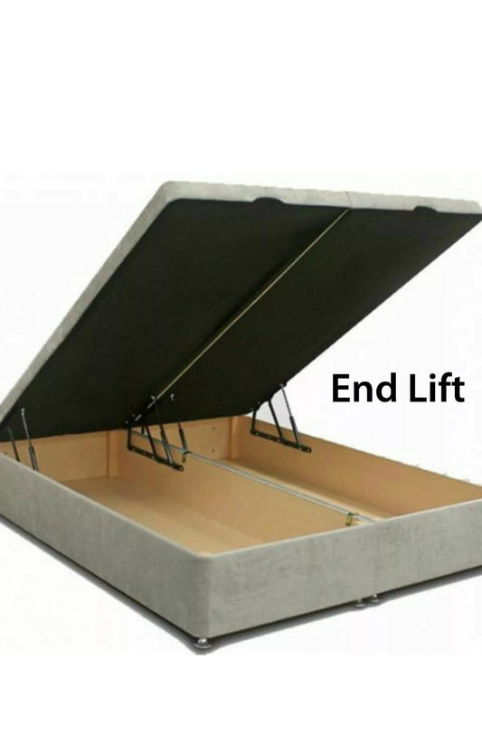 Ottoman Divan Bed Base – Upholstered Gas Lift Storage (All UK Sizes) - Macbabeds