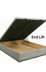 Ottoman Divan Bed Base – Upholstered Gas Lift Storage (All UK Sizes)