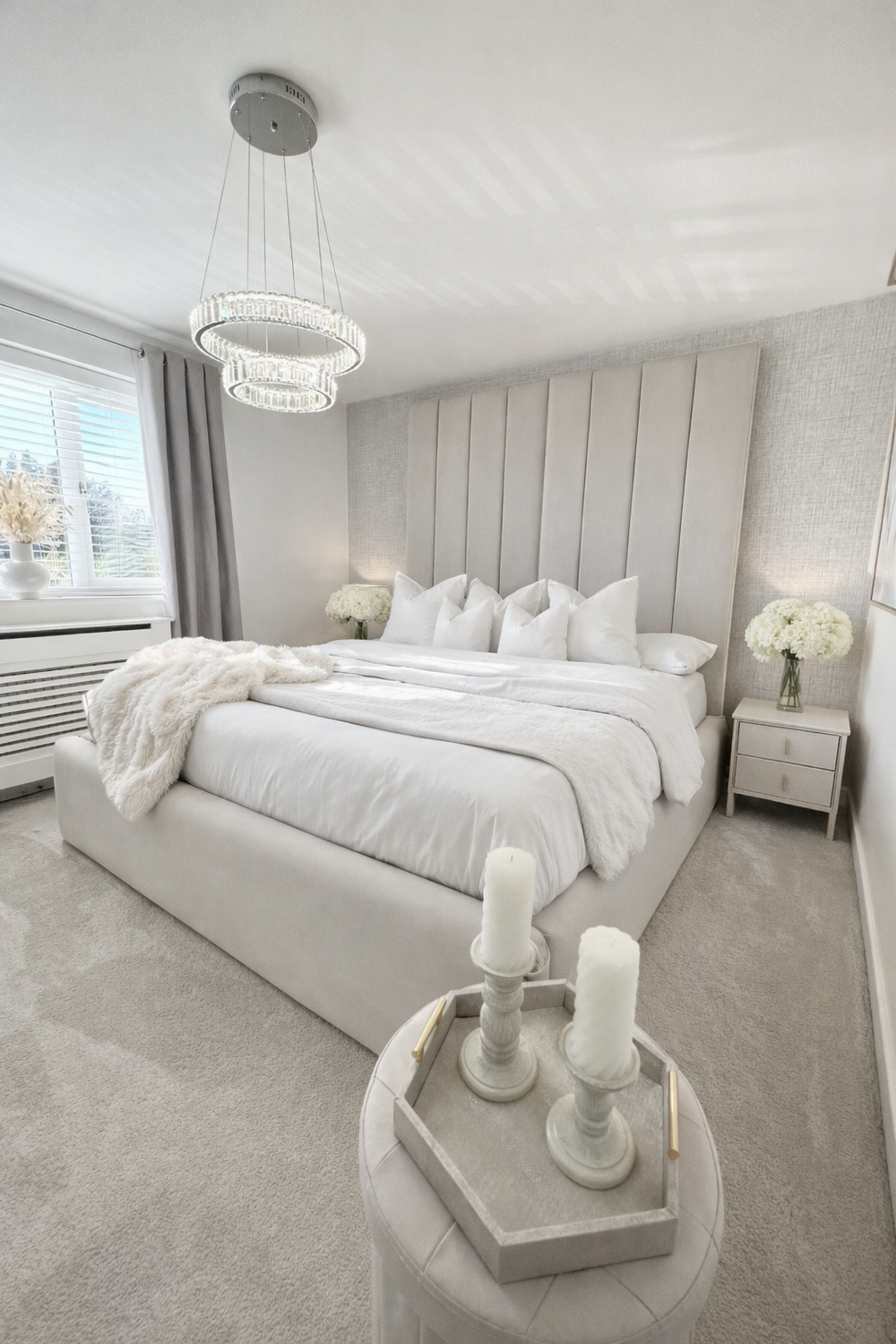 The Dorchester Tall Luxury Headboard Bed - Macbabeds