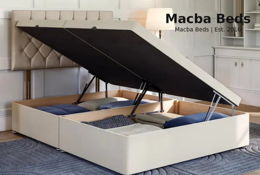 Side-Lift Divan Ottoman Storage Beds: Best for Narrow UK Rooms