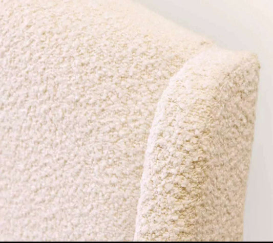Teddy Boucle Wing Bed - Macbabeds
