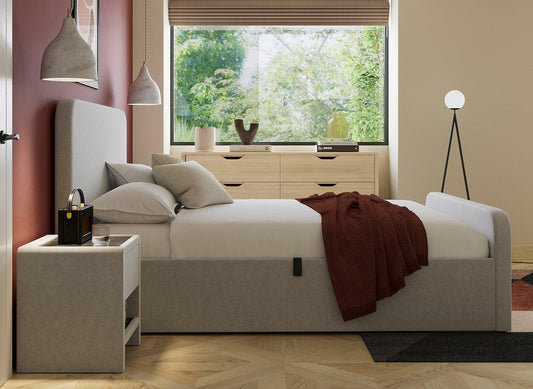 Margot Ottoman Bouclé Bed Frame