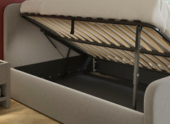 Margot Ottoman Bouclé Bed Frame