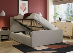 Margot Ottoman Bouclé Bed Frame