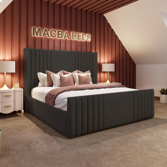 Nevada Luxe Wingback Bed | Macba Beds
