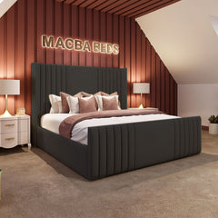 Nevada Luxe Wingback Bed | Macba Beds