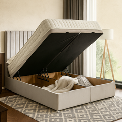 The Mayfair Ottoman Velvet Bed - Macbabeds