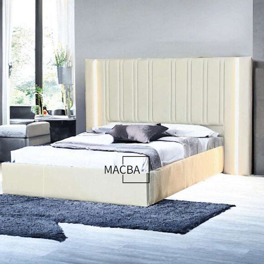 The Alexander Double Bed With Led Lights Headboard - Macbabeds
