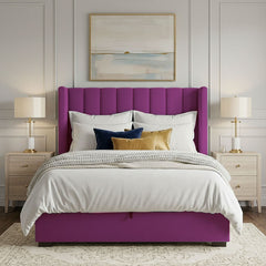 Signature Upholstered Ottoman Bed with Deep Underbed Storage - Macbabeds