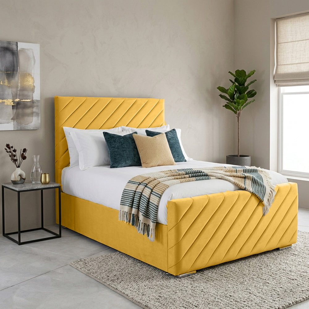 Sydney Velvet Bed Frame - Macbabeds
