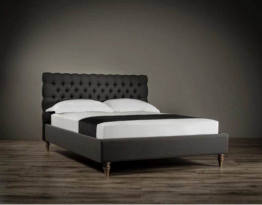 Allure Chesterfield Upholstered Bed Frame – Button Tufted Design (All UK Sizes)