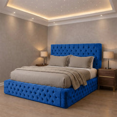 Luxury Velvet Upholstered Tufted Bed - Macbabeds